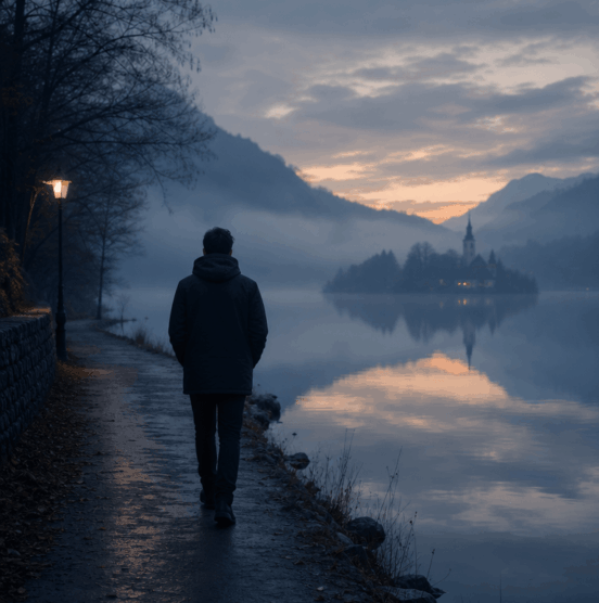 Die Wanderung um den See